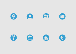 Set of icons
