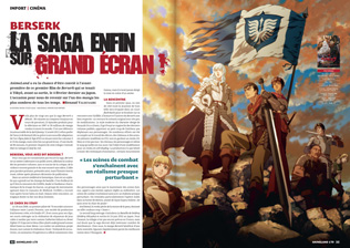 AnimeLand magazine page layouts