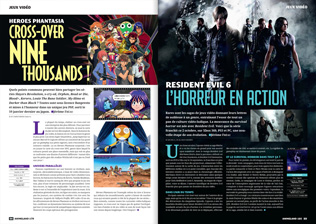 AnimeLand magazine page layouts