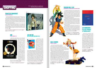 AnimeLand magazine page layouts