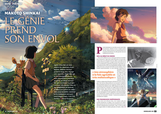AnimeLand magazine page layouts
