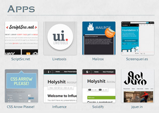 UI design: mini-site concept